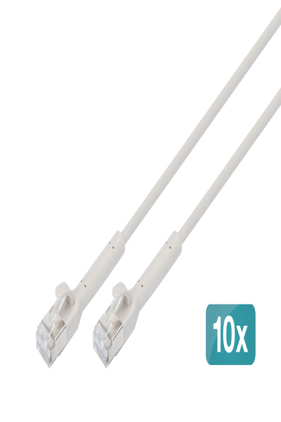 DIGITUS CAT 6A F-FTP bendable patch cord 3 m 10 pieces - DK-1632-A-030B-10