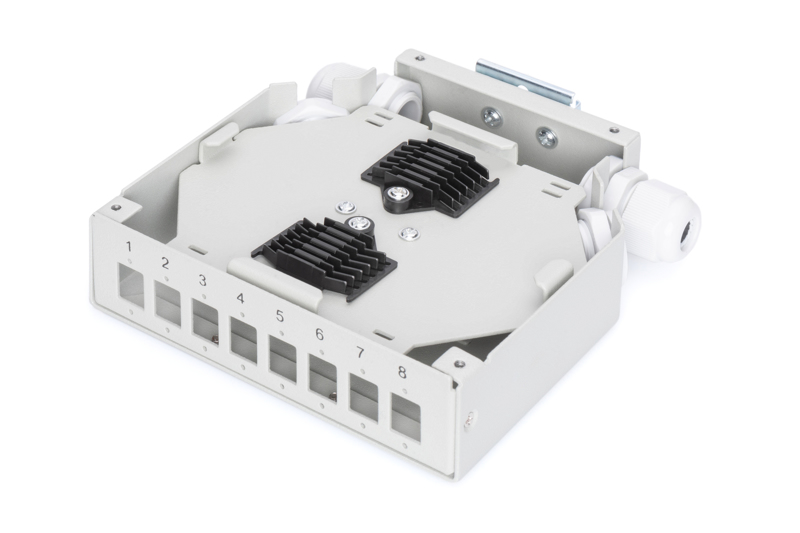 DIGITUS 8x LC/DX DIN Rail Box - DN-96891