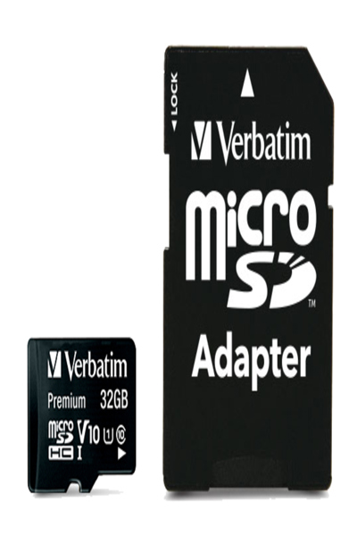 Verbatim Flash-minneskort (microSDHC till SD-adapter ingår) - 44083