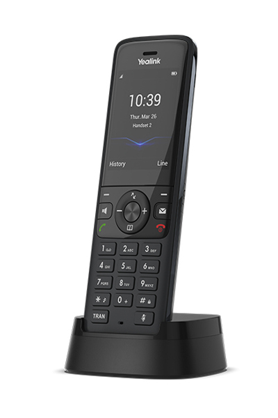 Téléphone IP sans fil Yealink W78H, noir, portée 300 m