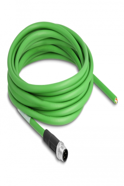 Delock Patch cable - 4 pin M12-D (M) to bare wire - 87850