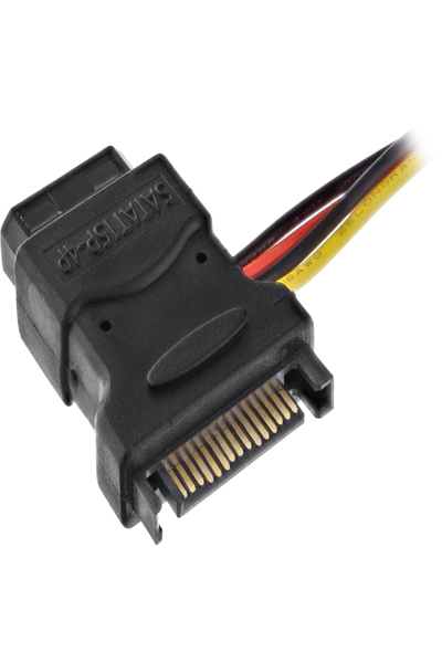 Câble d'alimentation SATA InLine SATA femelle vers 3x Molex