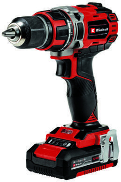 Perceuse-visseuse à poignée pistolet Einhell TE-CD 18/50 Li BL - 1800 tr/min - 500 tr/min - 50 Nm