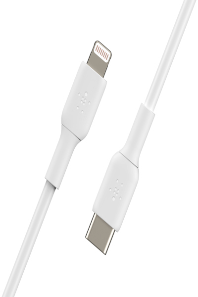 Belkin CAA003bt2MWH 2m Lightning till USB-C kabel - Vit - CAA003BT2MWH