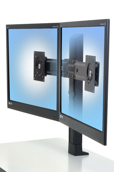 Ergotron WorkFit Dual Monitor Kit Black - 97-934-085