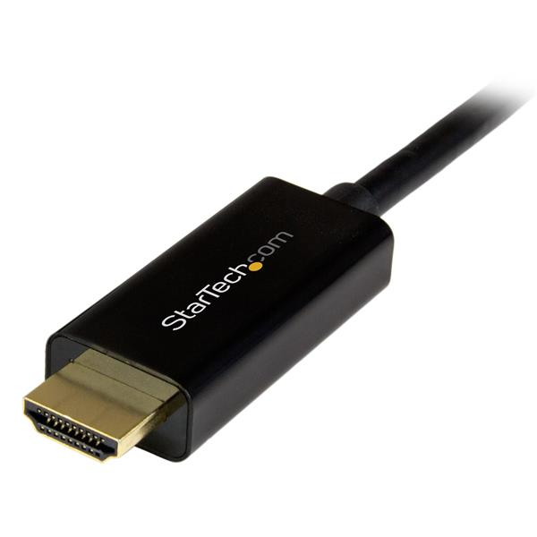 StarTech DisplayPort to HDMI cable - 5m - DP to HDMI adapter with cable - Ultra HD 4K 30Hz - M/M - video cable - DisplayPort / HDMI - 5 m - DP2HDMM5MB