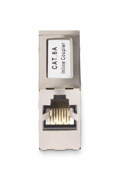 StarTech.com Skärmad RJ45-koppling, Inline Cat6a-koppling, F/F - IN-CAT6A-COUPLER-S1
