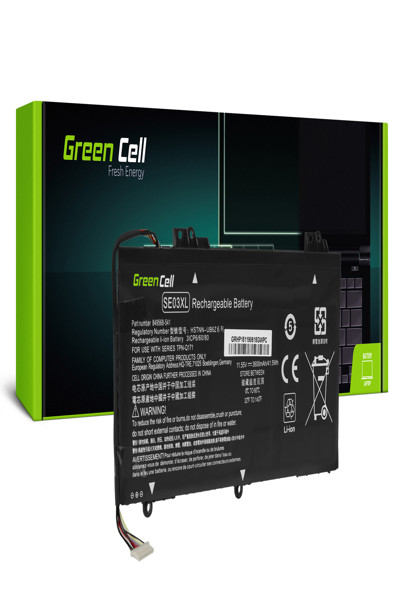 Green Cell SE03XL HSTNN-LB7G Laptop Battery Replacement HP - HP151