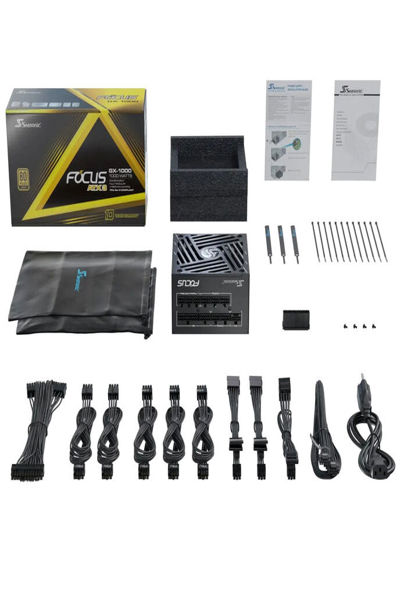 Seasonic nätaggregat 1000W Focus-GX-1000 ATX3 Modular Gold - Nätaggregat - ATX - FOCUS-GX-1000-V4