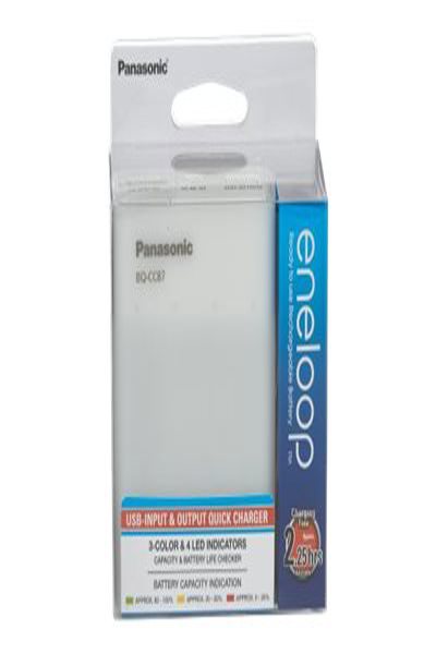 Panasonic eneloop BQ-CC87 - 1,25-6 timmars batteriladdare - BQ-CC87USB