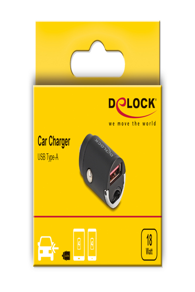 Delock car power adapter - 18 watts - 64277