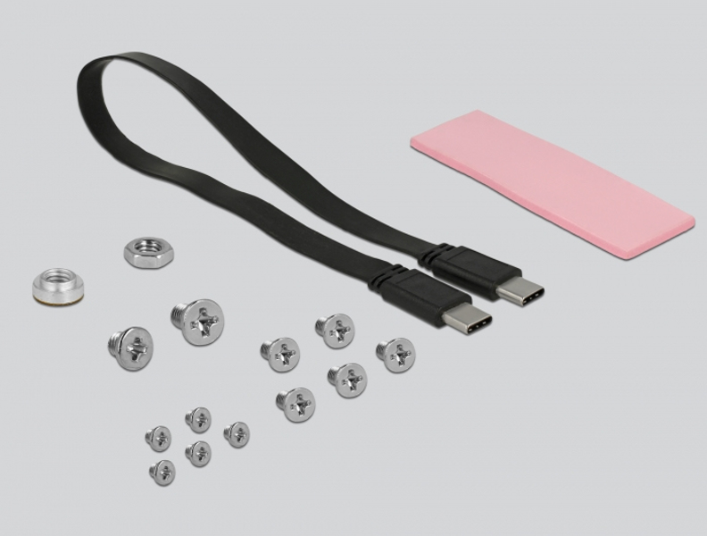 Delock 42609 - SSD enclosure - M.2 - PCIe - 10 Gbit/s - 42609