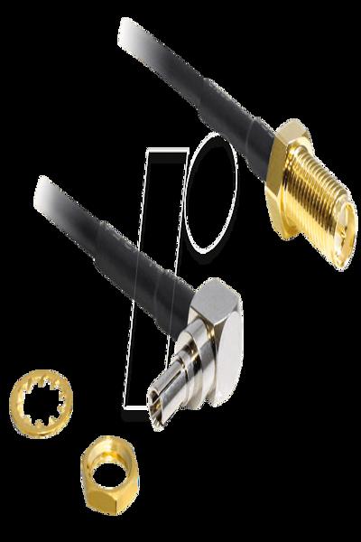 Adaptateur d'antenne Delock - RP-SMA (F) vers CRC9 (M)