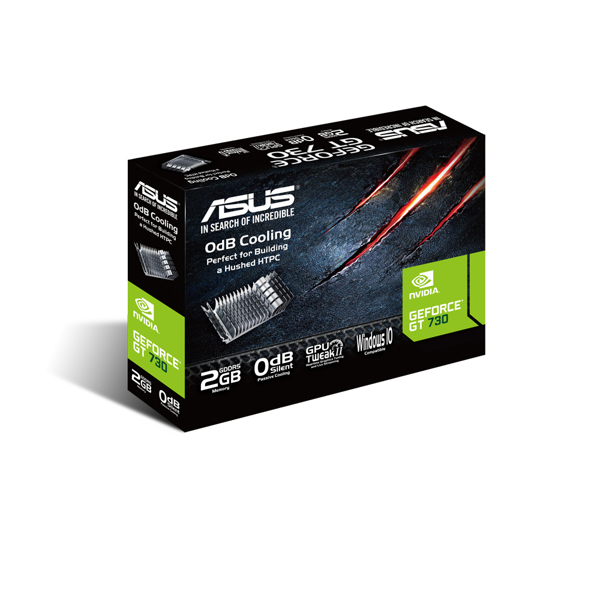 ASUS GT730-SL-2GD5-BRK - GeForce GT 730 - 2 GB GDDR5 - 90YV06N2-M0NA00
