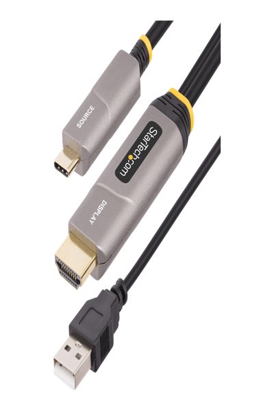 StarTech.com 30ft USB-C to HDMI 2.0 Active Optical Cable - 145B-USBC-HDMI4K-AOC