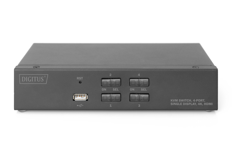 DIGITUS 2-portars HDMI KVM 4K - DS-12880