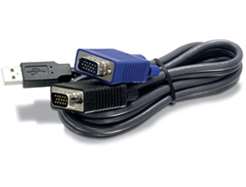 TRENDnet 2.8m USB/VGA KVM - 2.8 m - TK-CU10