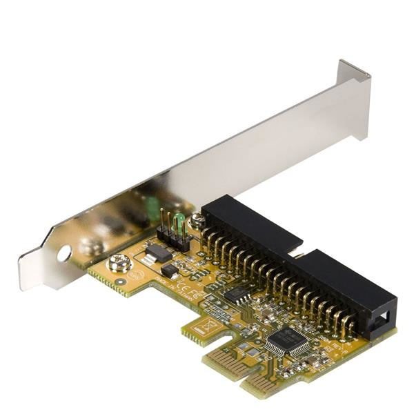 StarTech.com PCI Express IDE Controller Schnittstellenkarte - Speicher-Controller - ATA - 133MBps - PCIe x1 (PEX2IDE) - PEX2IDE