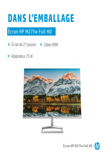 HP 27 L M27fw 27" bildskärm - 2H1A4AA#ABB
