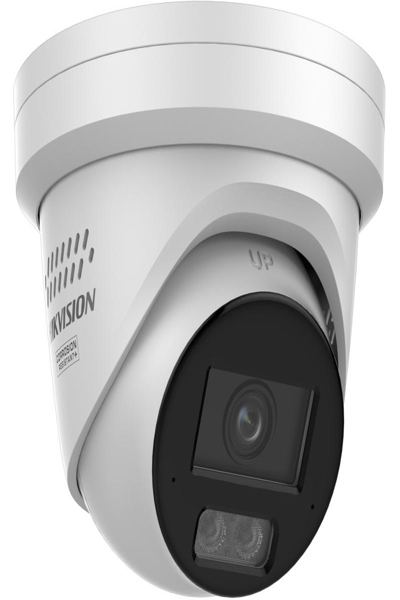 Hikvision Smart Hybrid Light with ColorVu Fixed Turret Network - Network Camera - DS-2CD2387G3-LIS2UY/SL(4MM)