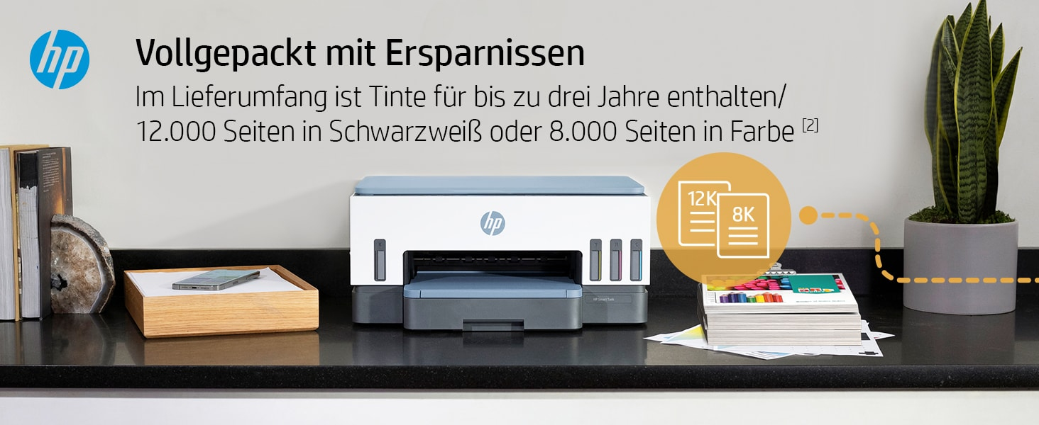 HP Printer Smart Tank 7006 All-in-One - Inkjet - Colored - 28B55A#BHC
