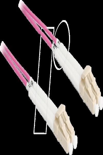 Delock Network cable - LC multi-mode (M) angled to LC multi-mode (M) angled - 88090