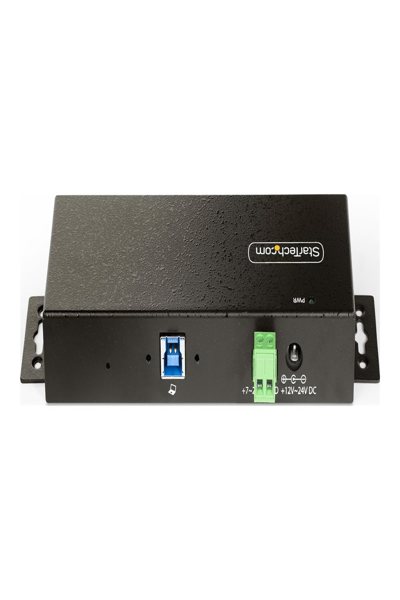 StarTech.com 7-Port Managed USB Hub with 7x USB-A, Heavy Duty with Metal Industrial Housing, ESD & Surge Protection, Wall/Desk/Din-Rail Mountable, USB 3.0/3.1/3.2 Gen 1 5Gbps - 5G7AINDRM-USB-A-HUB