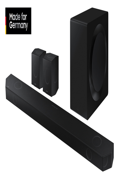 Samsung HW-Q995GD, 11.1.4 channels, 656 W, 3D Sound, DTS:X, Dolby Atmos, Dolby Digital Plus, Dolby TrueHD, Wireless, 200 W, 20.3 cm (8") - HW-Q995GD/ZG