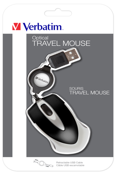 Verbatim Go Mini optical travel mouse - 49020