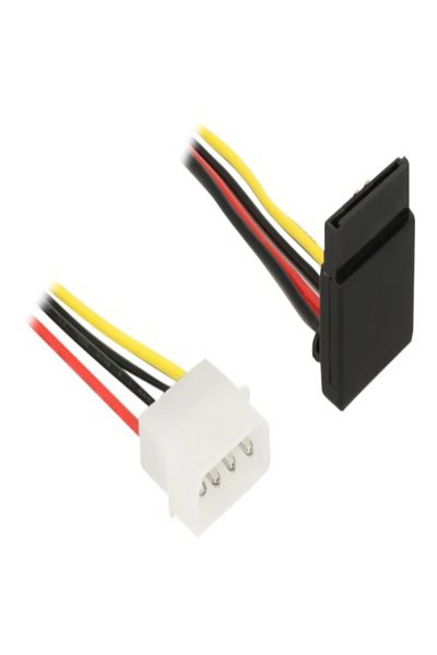 Delock SATA 15-polig hona > 4-polig Molex-hane metall - 85513