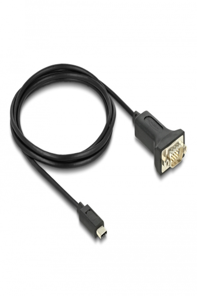 Delock USB/seriell kabel - 24-stifts USB-C (hane) till RS-232 (hane) - 64196
