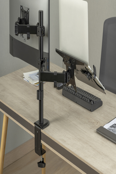 DIGITUS Universalskärmsfäste med hållare för bärbar dator - DA-90436