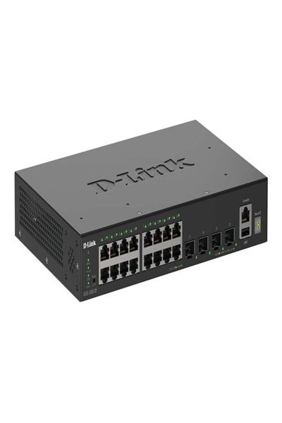 D-Link DGS-1530-20/E Network Switch SmartPro Fiber Optic