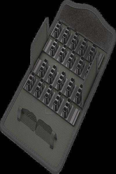Wera 05136459001 - Boîte textile en cuir 140 x 83 45 mm