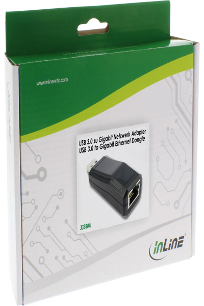 InLine USB 3.0 Gigabit Ethernet Network Adapter - 33380A