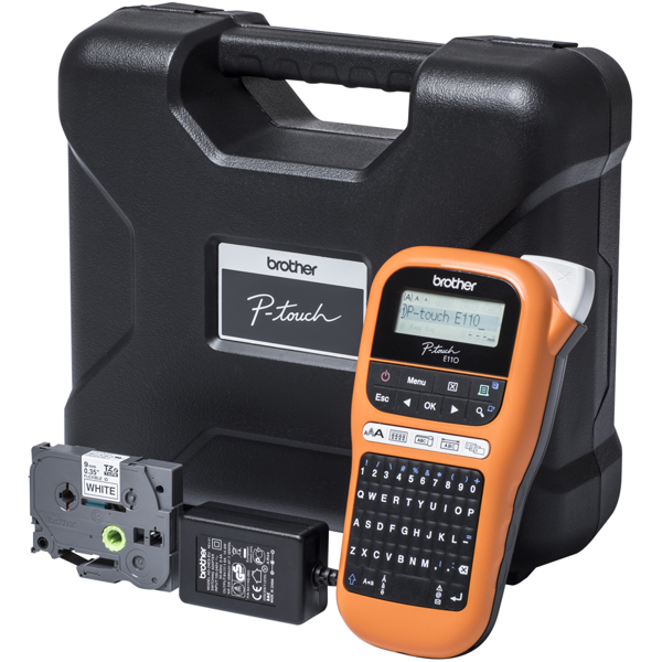 Brother P-Touch PT-E110VP - Label Maker - PTE110VPZG1