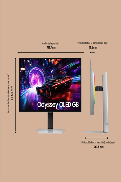 Samsung Odyssey OLED G8 G81SF UHD QD-OL - LS32FG810SUXEN