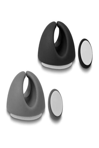 Kit de support de câble Delock - gris, noir
