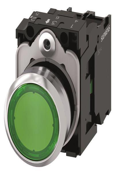 Siemens 3SU1152-0AB40-1BA0 Push Button 1NO 24V AC DC