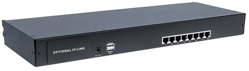 Modulär 8-portars CAT5 VGA KVM-switch - 507882