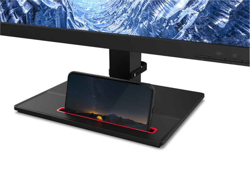 ThinkVision T24h-20 - LED-Monitor - 60,5 cm (23.8") - 2560 x 1440 1440p (Quad HD) - IPS - 300 cd/m? - 1000:1 - 4 ms - USB-C - Raven Black (61F0GAT1EU) - 61F0GAT1EU