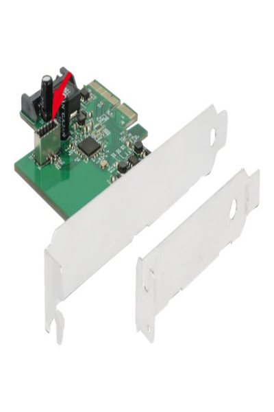 Delock PCI Express Card to 1 x internal USB 3.2 Gen 2 key A 20 pin female - 89029