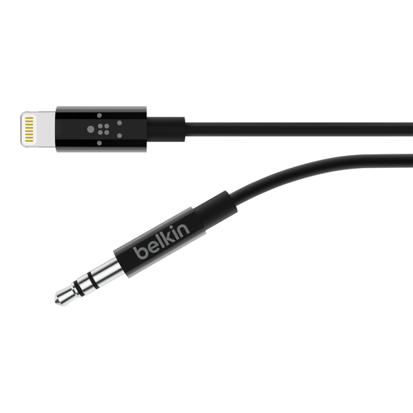 Cable from Belkin Lightning to headphone socket - AV10172BT03-BLK