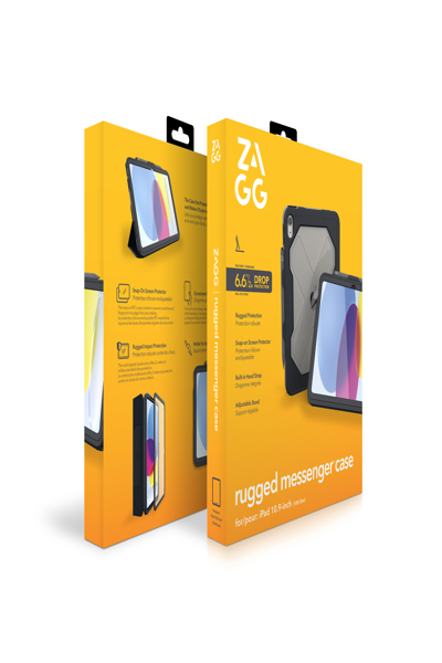 ZAGG Rug Mes iPad 10.9 10th Gen Charcoal - 103114855