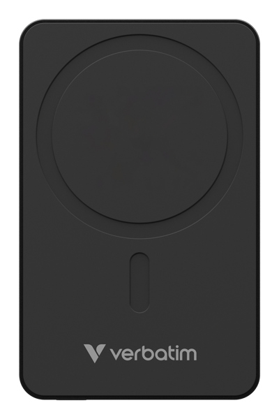 Verbatim Essential Power Bank magn.wirel. schw. 32225 - Rechargable Battery - 32225