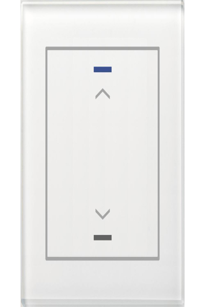 MDT verre bouton II Light 1 voie RGB-W blanc store BE-GTL10W.A1