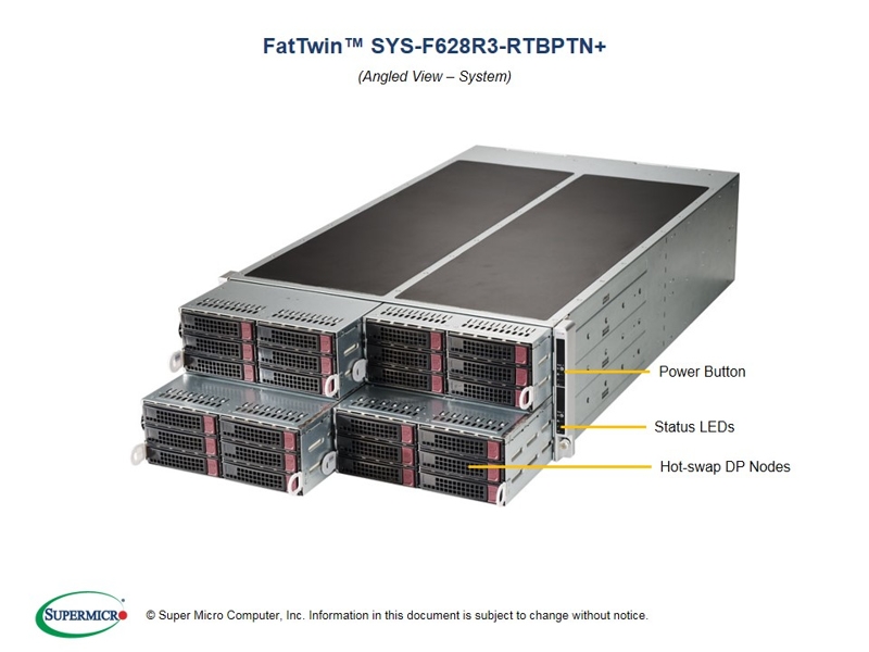 Supermicro SuperServer SYS-F628R3-RTBPTN+ - SYS-F628R3-RTBPTN+