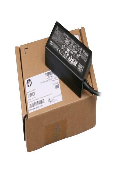 HP USB Type-C AC Adapter: Includes Power Cable