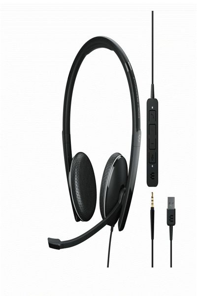 EPOS | SENNHEISER ADAPT 165 USB II - Wired - Office/Call center - 20 - 20000 Hz - 145 g - Headset - Black - 1000916