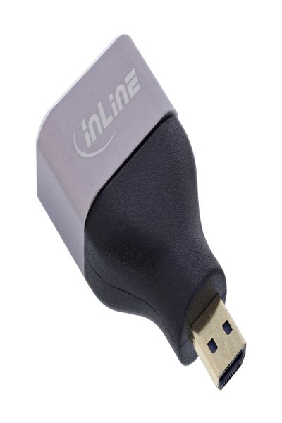Adaptateur HDMI en ligne - HDMI A femelle / Micro HDMI D mâle - 8K UHD